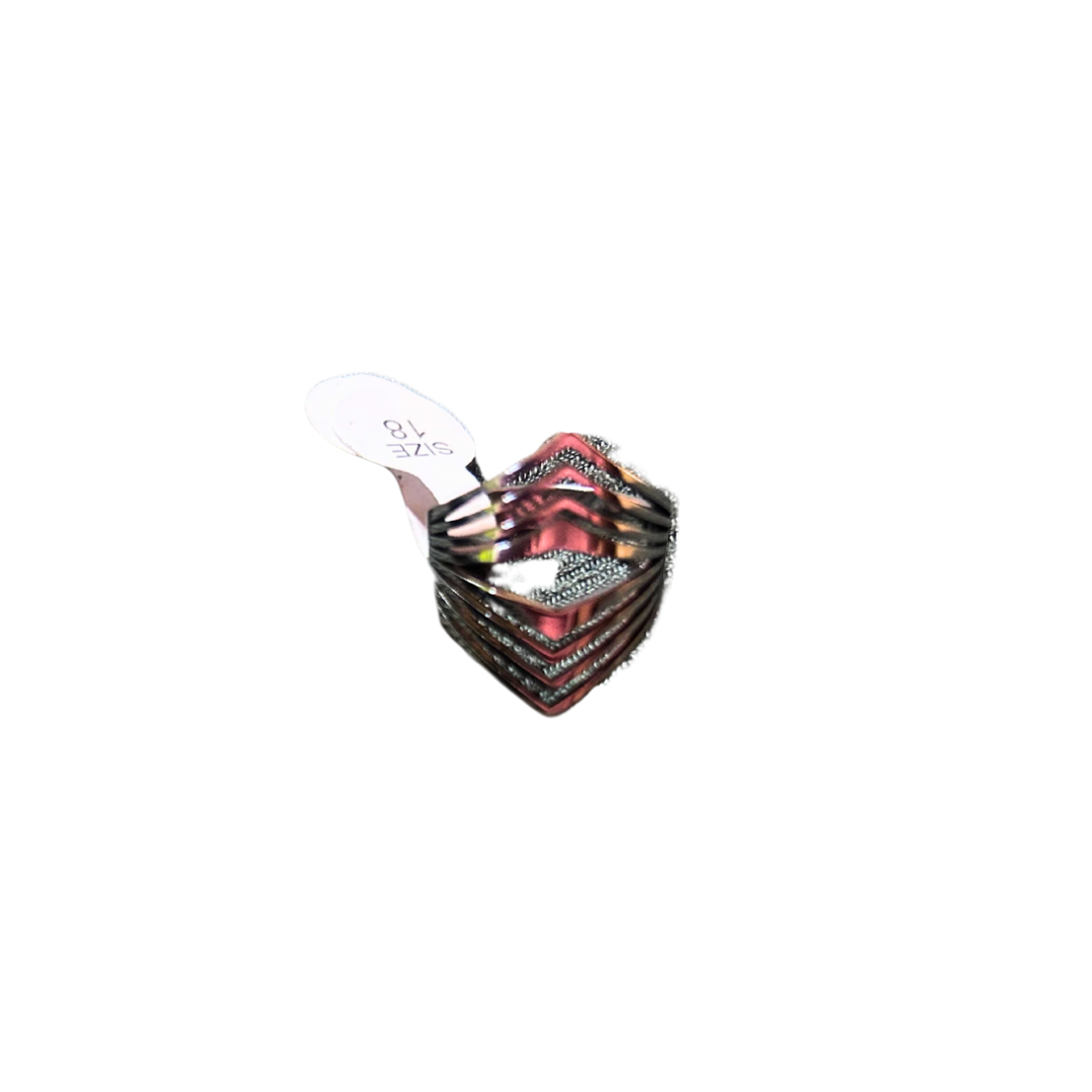 Bague en acier inoxydable « Crown »