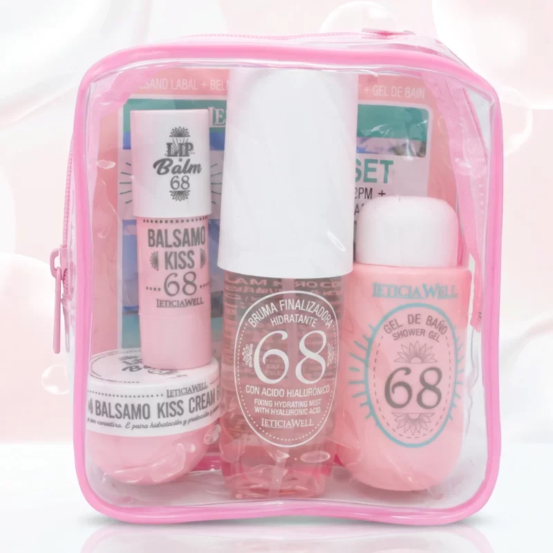 Contenu de la trousse beauté rose N°68 Leticia Well