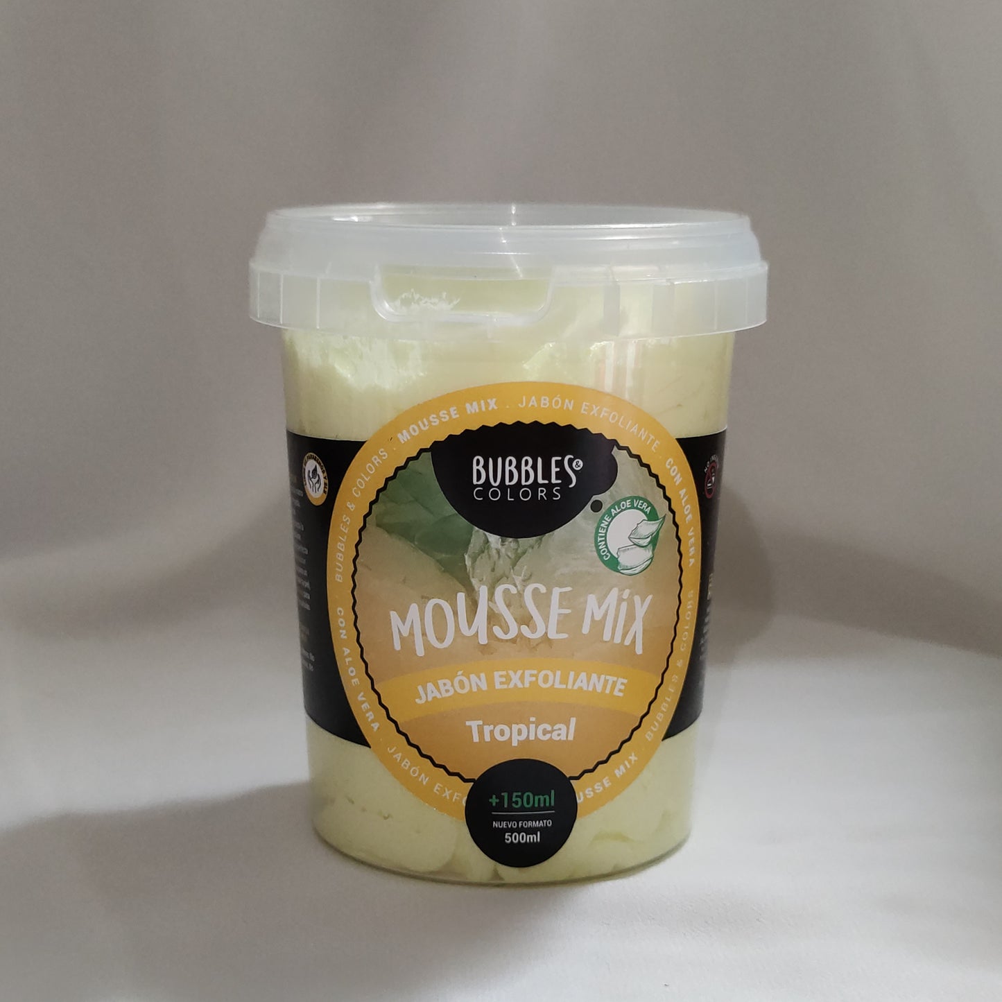 Mousse de Savon exfoliante "Chantilly de douche"