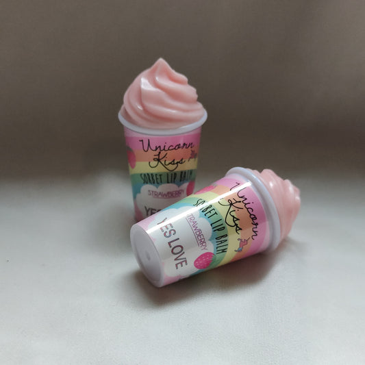 <transcy>Unicorn kiss lip balm sorbet</transcy>