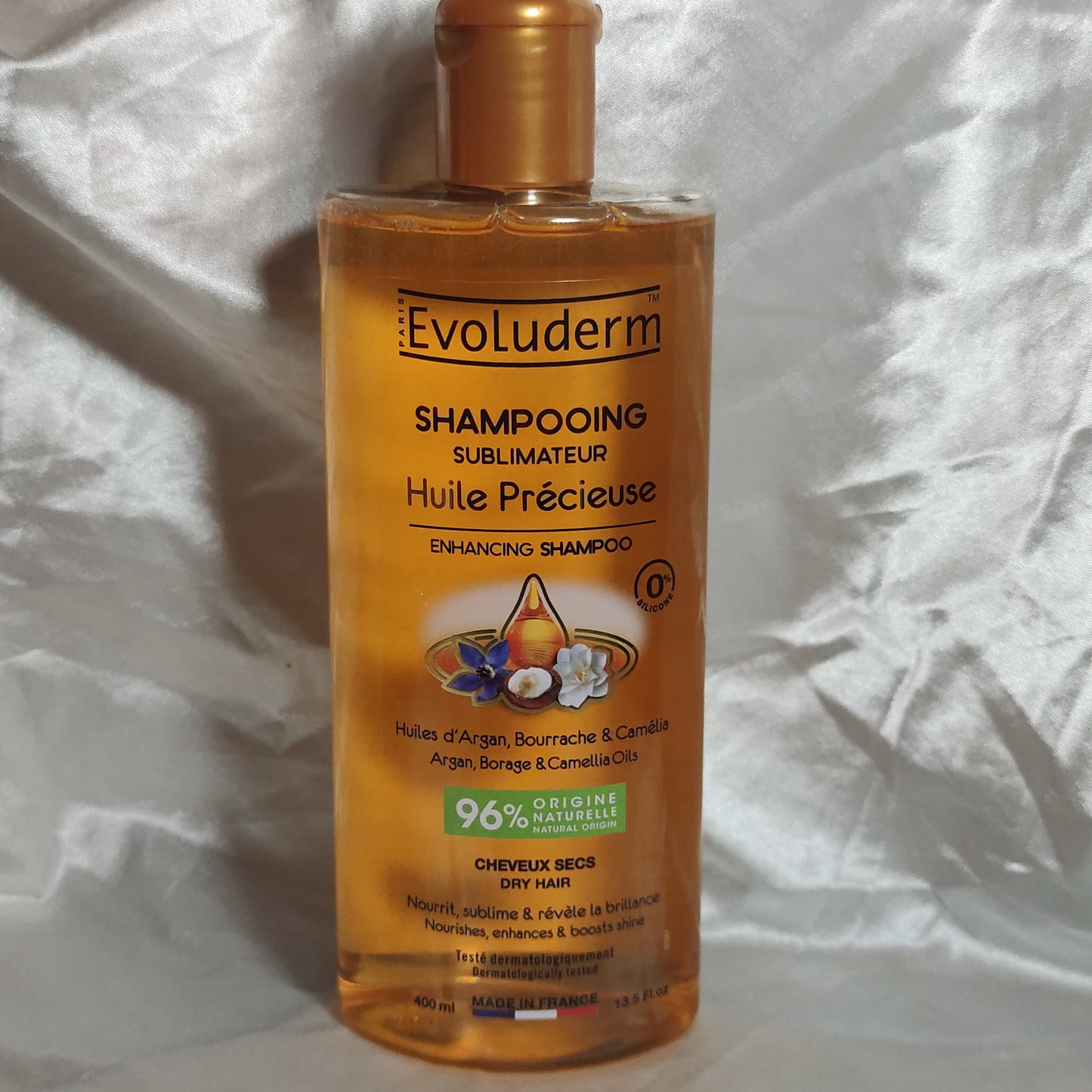 Shampoing Evoluderme Sublimateur Huile Précieuse 400ML
