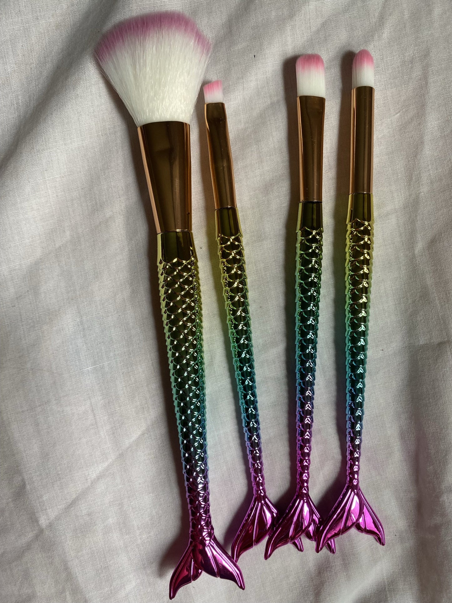 Pinceaux maquillage sirène