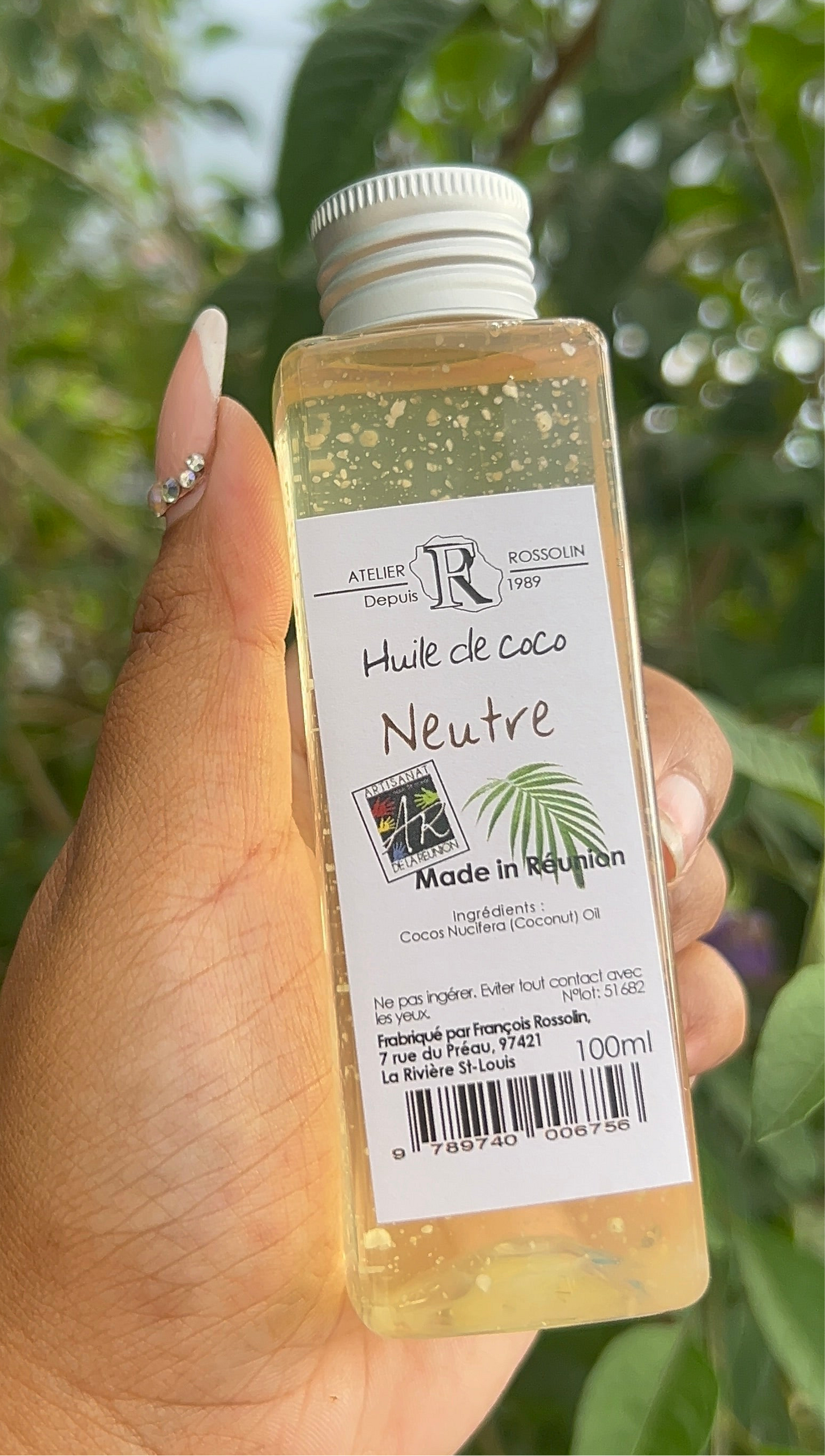 🥥 Huile de Coco Neutre – 100 ml