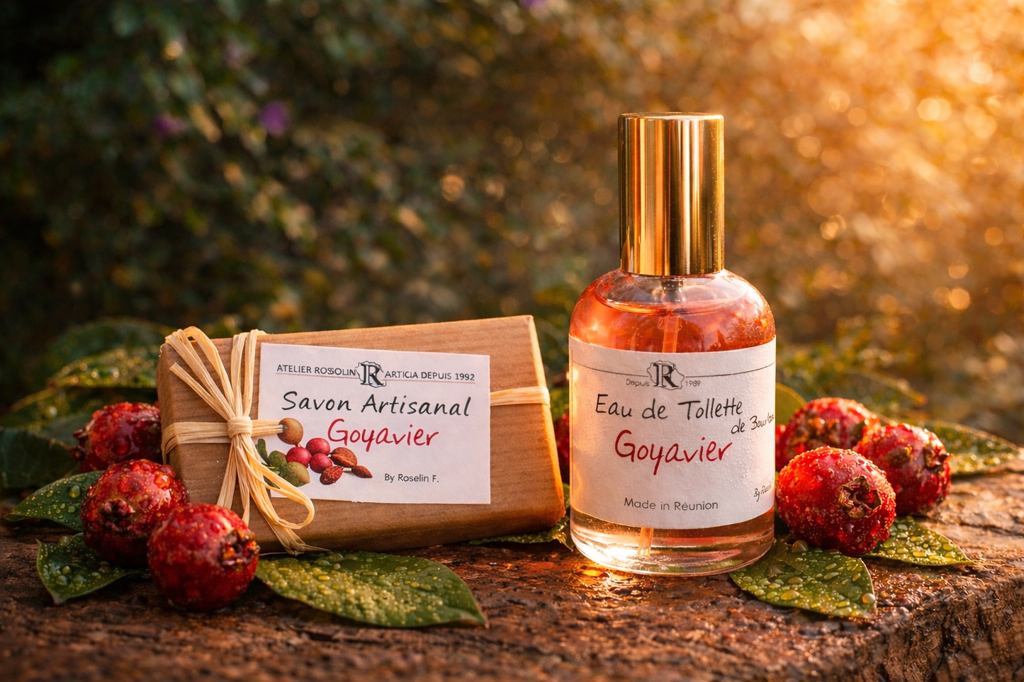 🌺 Routine Parfumée Goyavier – Savon + Eau de Toilette