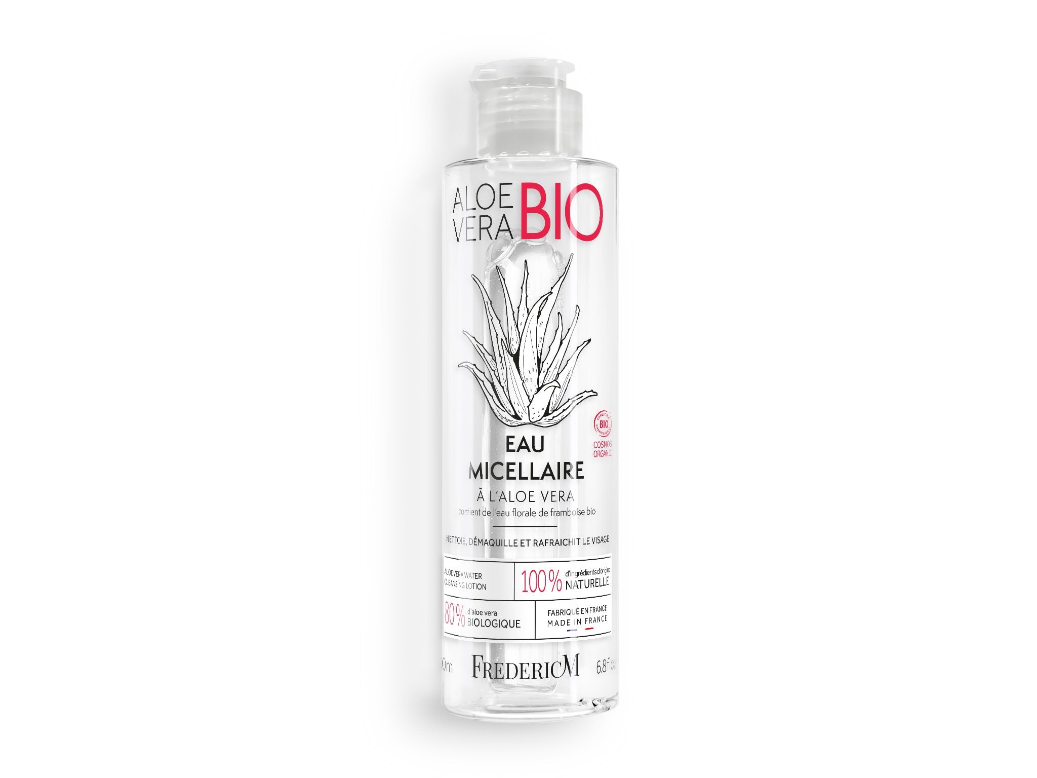 Eau micellaire à l'aloe vera bio