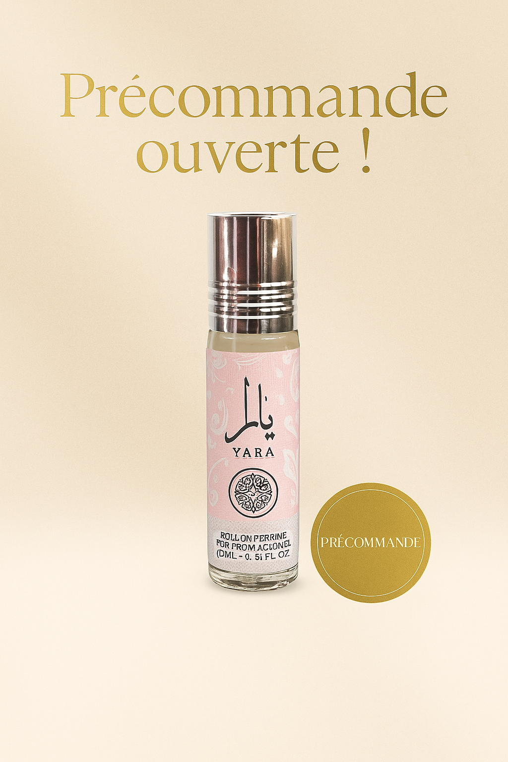 Huile parfumée sans alcool YARA – Roll-on 10 ml