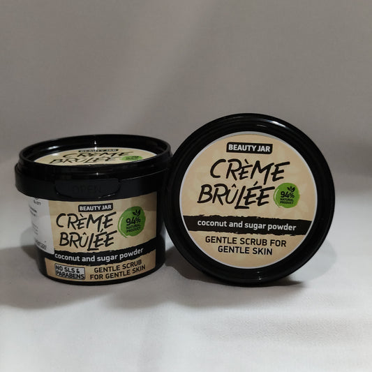 Exfoliant visage crème brûlée