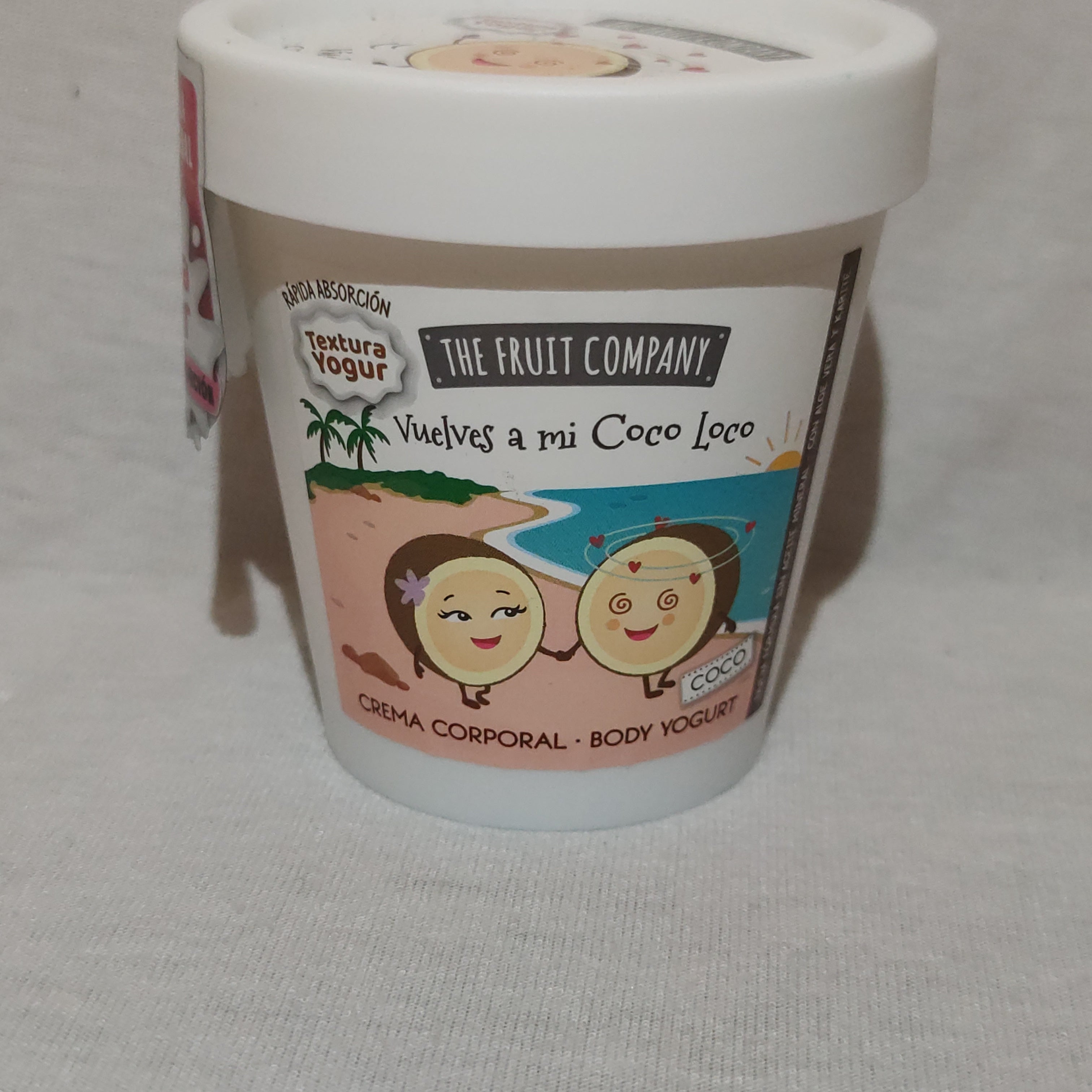 Crème corporelle yaourt coco