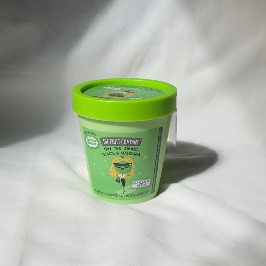 crème corporelle yaourt pomme